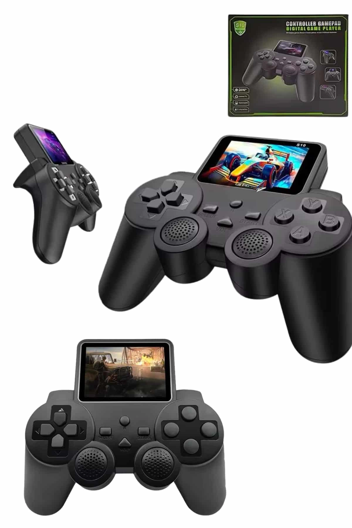 S10 Gamepad 520 Oyunlu Klasik Taşınabilir Retro Oyunlar Oyun Konsolu E