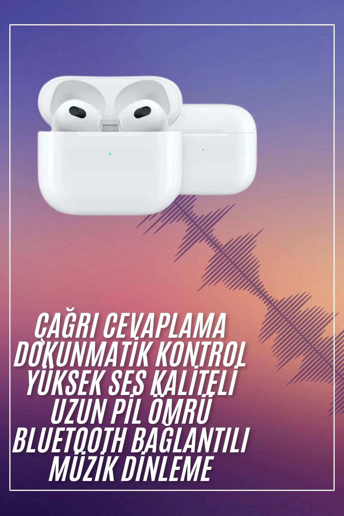 Yeni Nesil Bluetooth Kulaklık 3. Nesil iOS Android Uyumlu