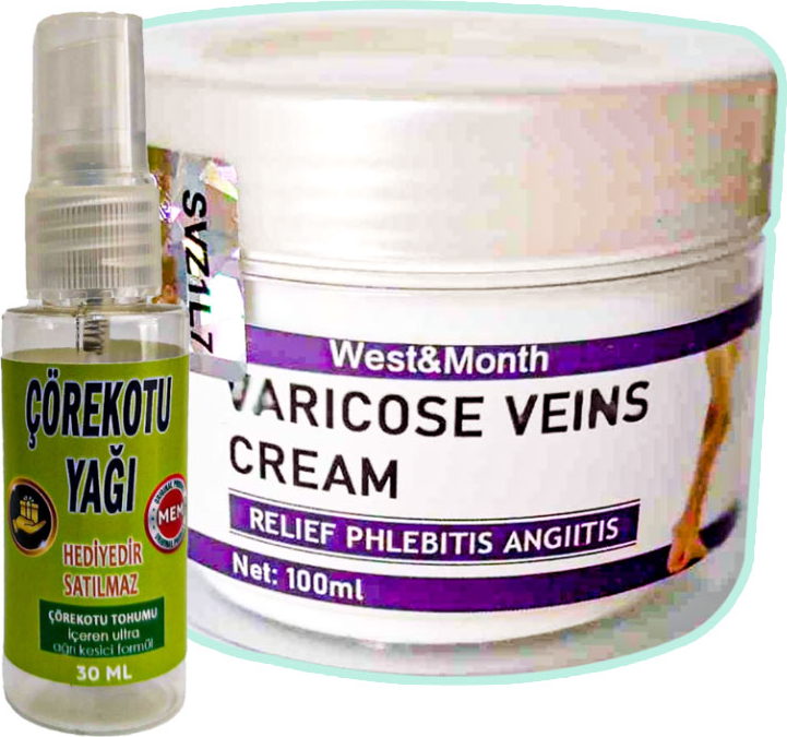 West & Month Varicose Veins Bakım Kremi 100 ml + Çörek Otu Yağı 30 ml