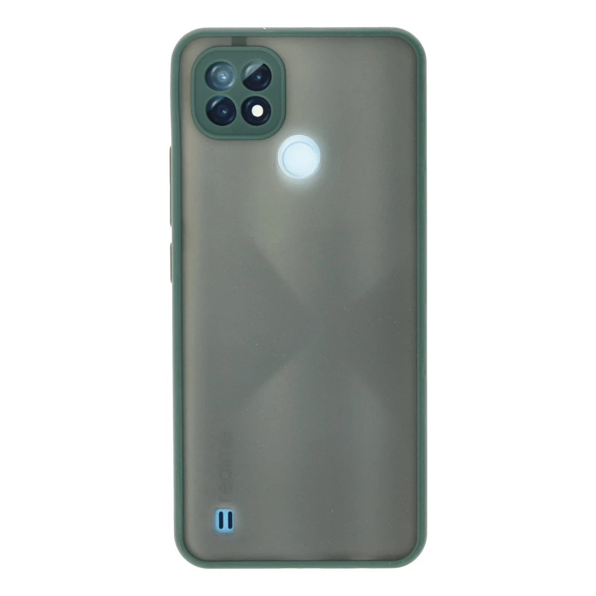 Realme C21 Kılıf Montreal Silikon Kapak - Yeşil