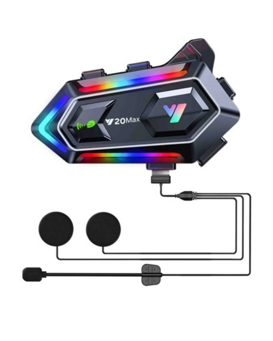 Kablosuz Bluetooth Intercom 1000mAh Pil Kapasitesi ile