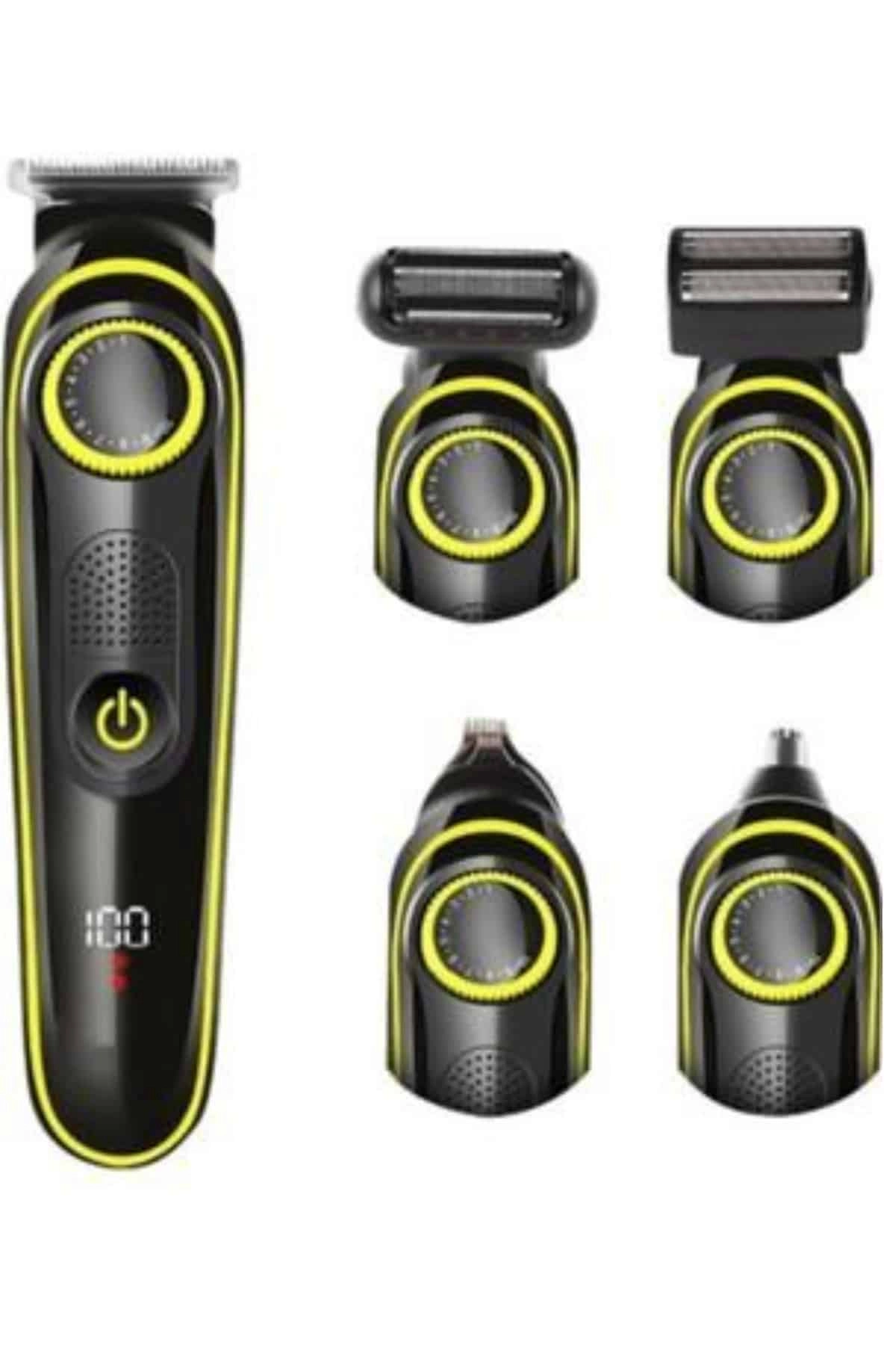 Kablosuz Tıraş Makinesi 5 Başlıklı Micro-B USB Şarjlı
