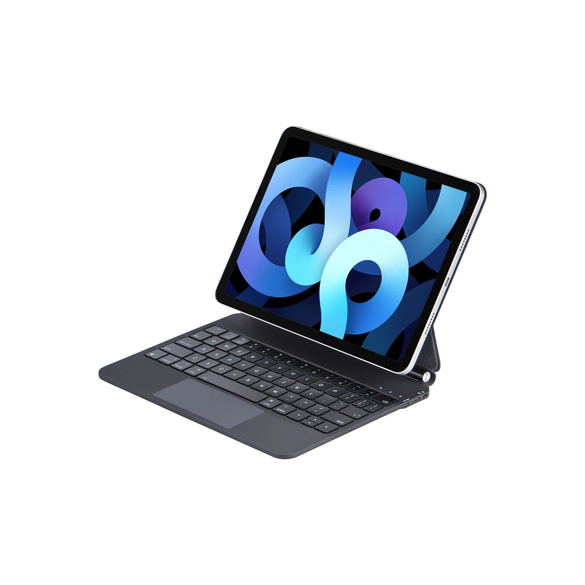 Apple iPad 2025 10.9 10.Nesil (A16) Kılıf X8 Magic Manyetik Klavyeli Tablet Kılıfı - Siyah