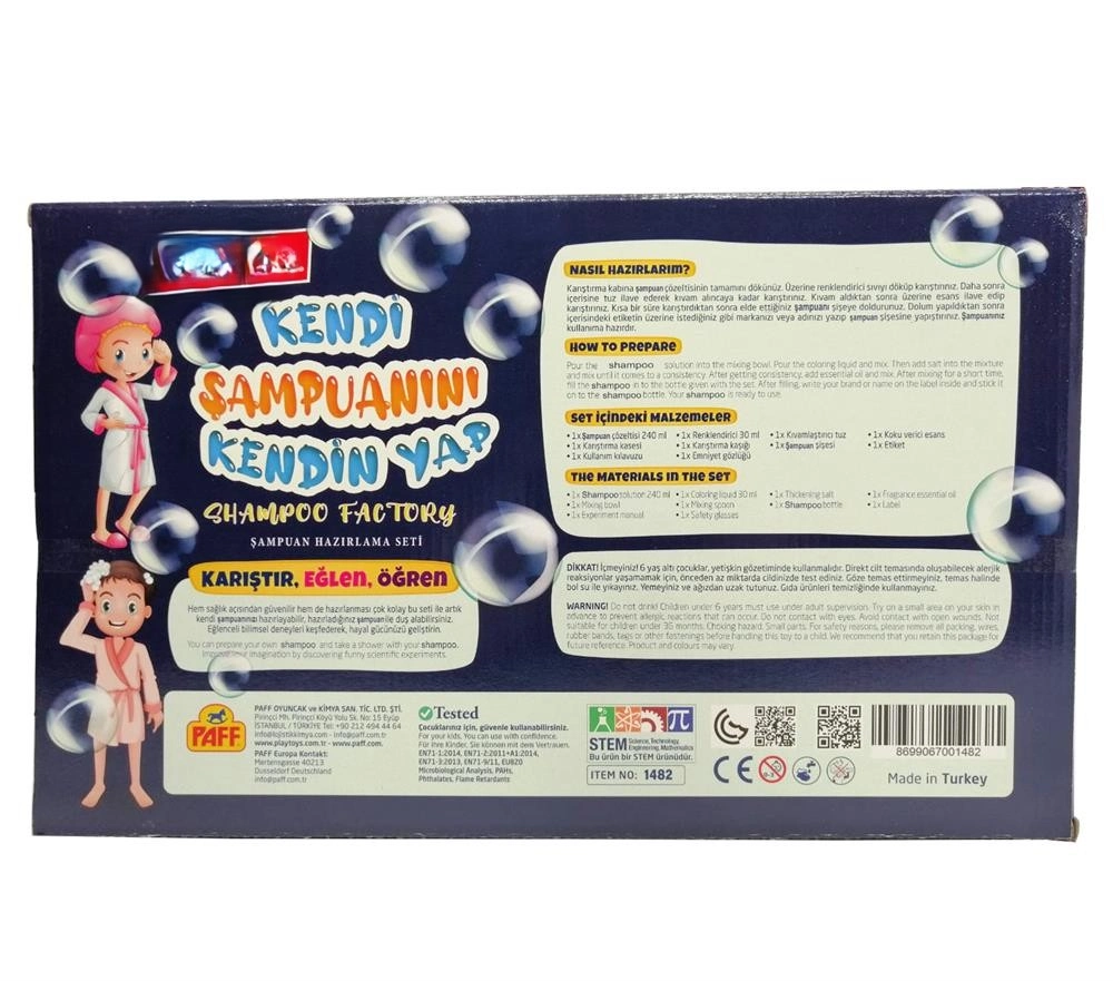 Şampuanınızı Yapabileceğiniz Set (Kendi Model)