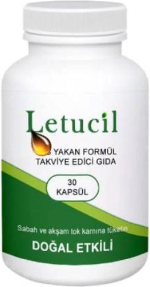 Letucil 30lu Biberiye&yeşil Çayın Etkisiyle Diyetinize Takviye x 1 Adet