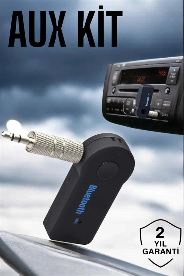Kablosuz Bluetooth Aux Araç Bağlantı Kiti Tüm Araçlar için