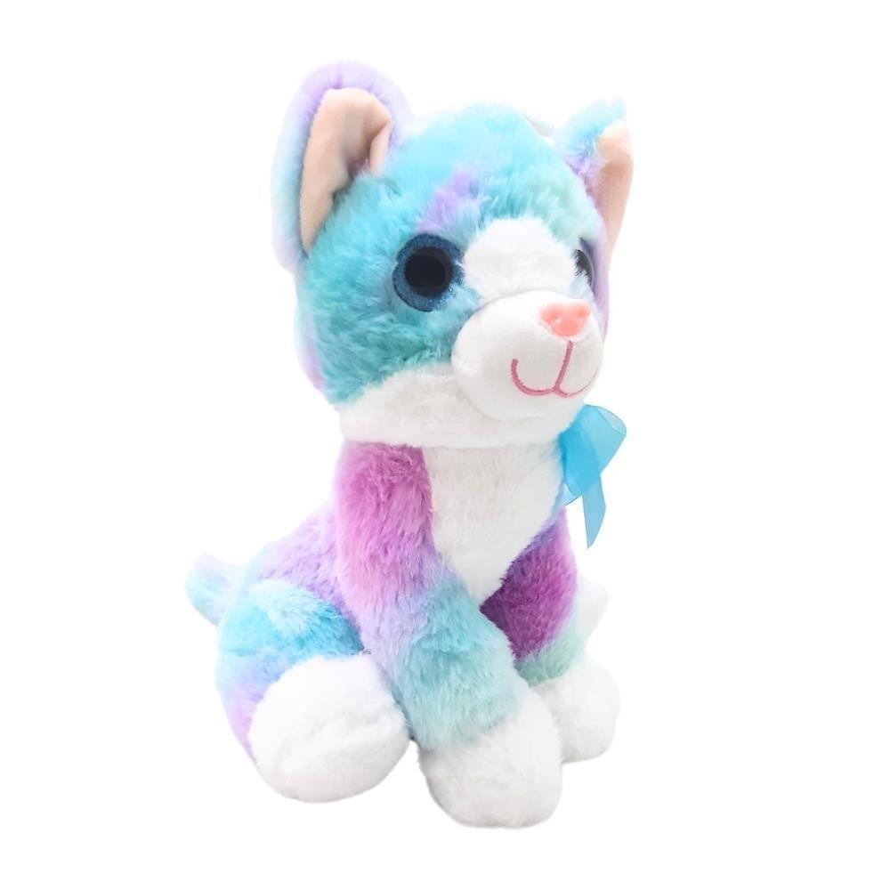 PELUŞ 30CM RENKLİ KEDİ (adet fiyatıdır)