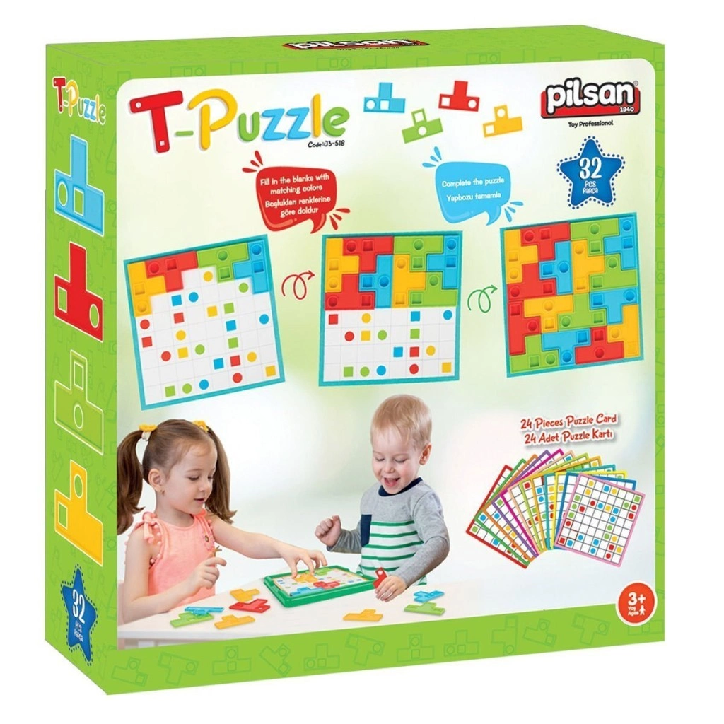 Eğlenceli 32 Parça Puzzle Seti