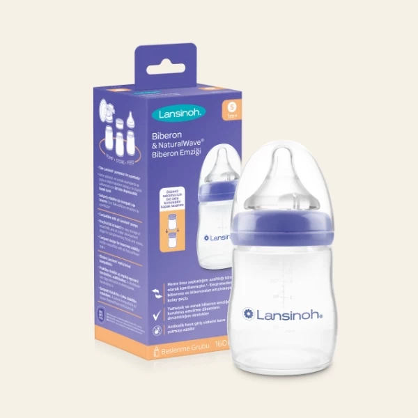 Natural Wave Biberon Emziği 160 ml Konforlu Kullanım