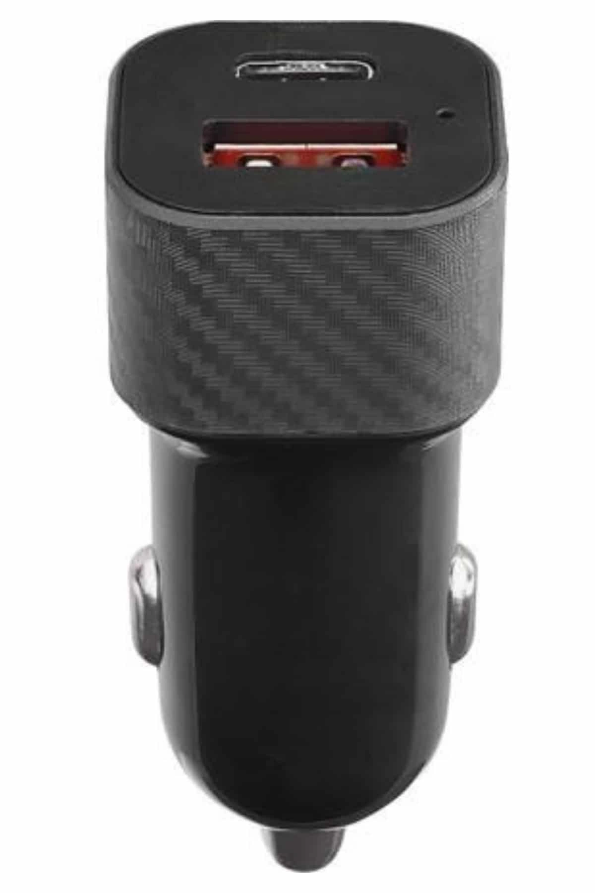 Hızlı Şarj Soketi 38W Type-C ve USB Araba Çakmaklığı
