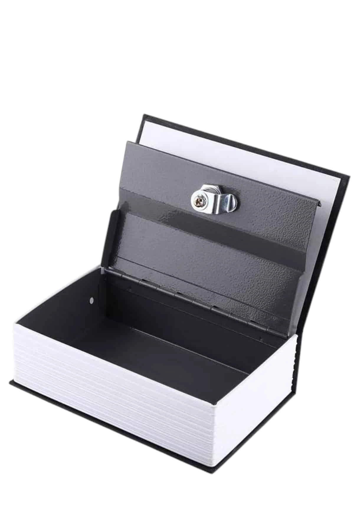 Kitap Görünümlü Gizli Kasa 18x11.5 cm Metal İç Yapı