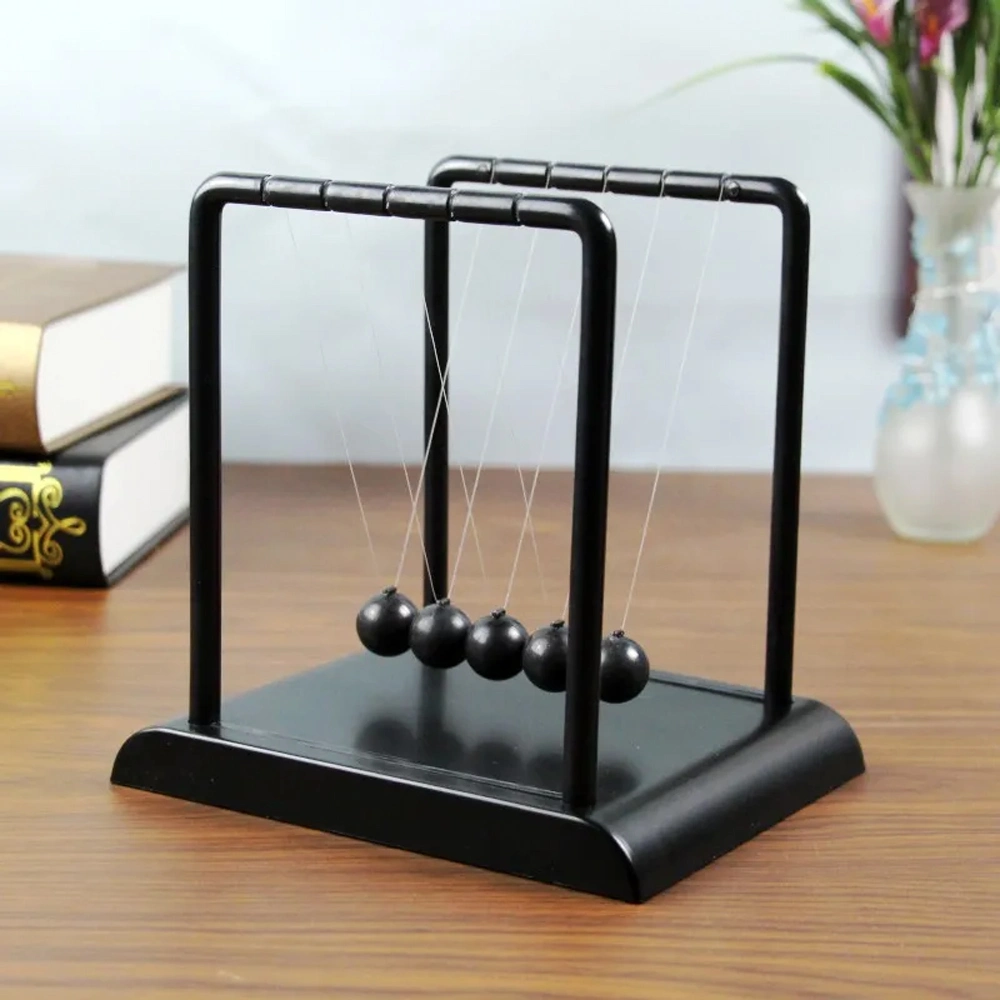 Şık Tasarımlı Orta Boy Siyah Denge Balans 13.5x13.5x11 cm