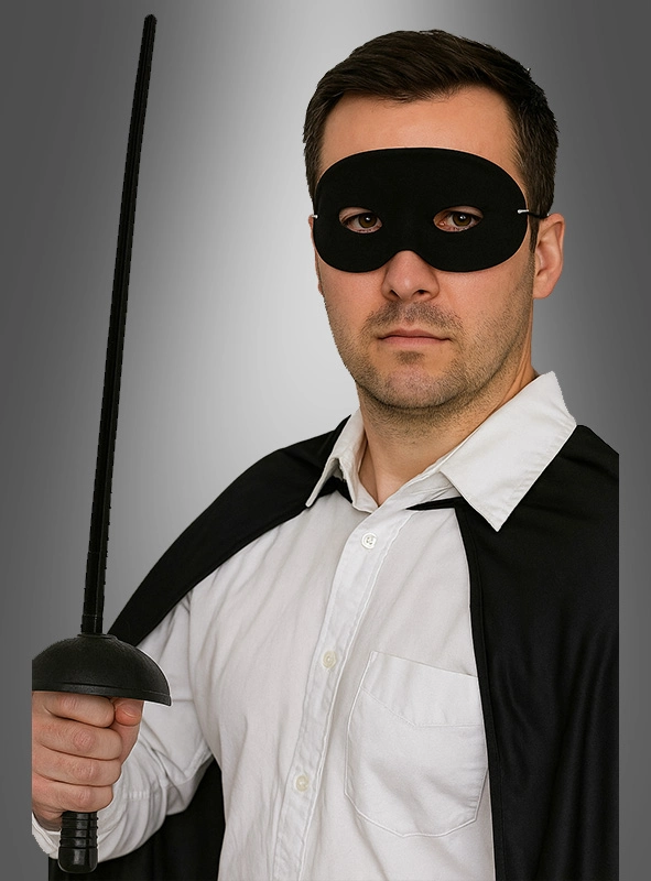 Temalı Kostüm Aksesuar Seti 67 cm Maske ve Kılıç (Zorro Model)