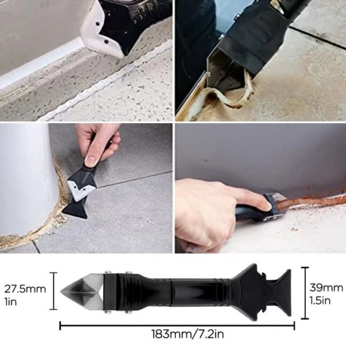 Pratik 3'ü 1 Arada Silikon ve Derz Aparatı Seti