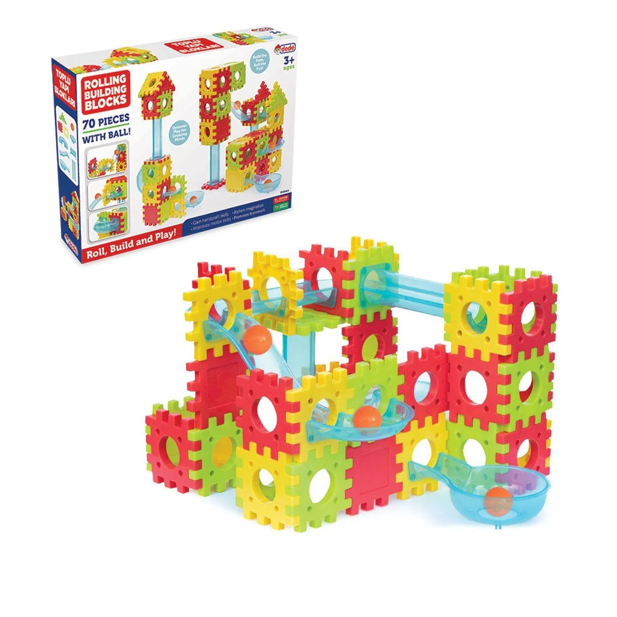 04044 Toplu Yapı Blokları 70 Parça -Fentoys