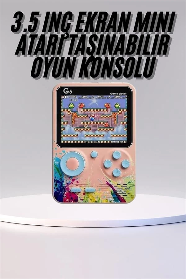 Retro Oyun Konsolu 500 Adet Taşınabilir Eğlence