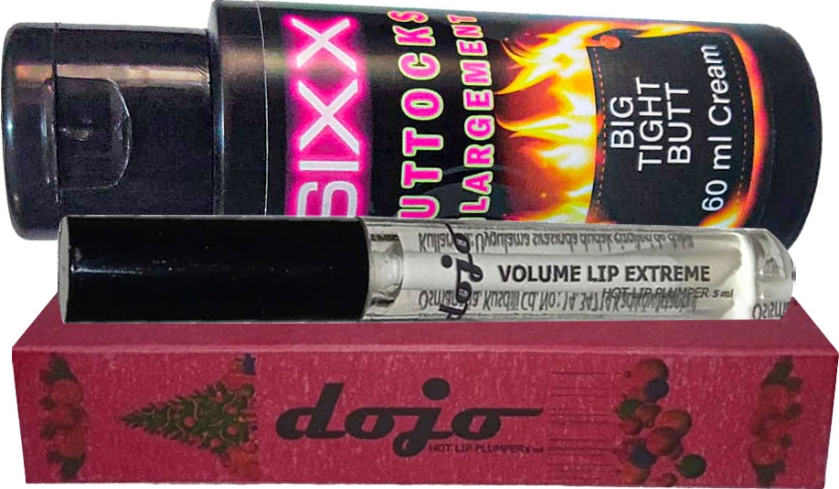 Dojo Hotlip Plumper Dudak Doıgunıastırici ile +Sıxx Kaıça Şekilıendirmekremi 60 ml