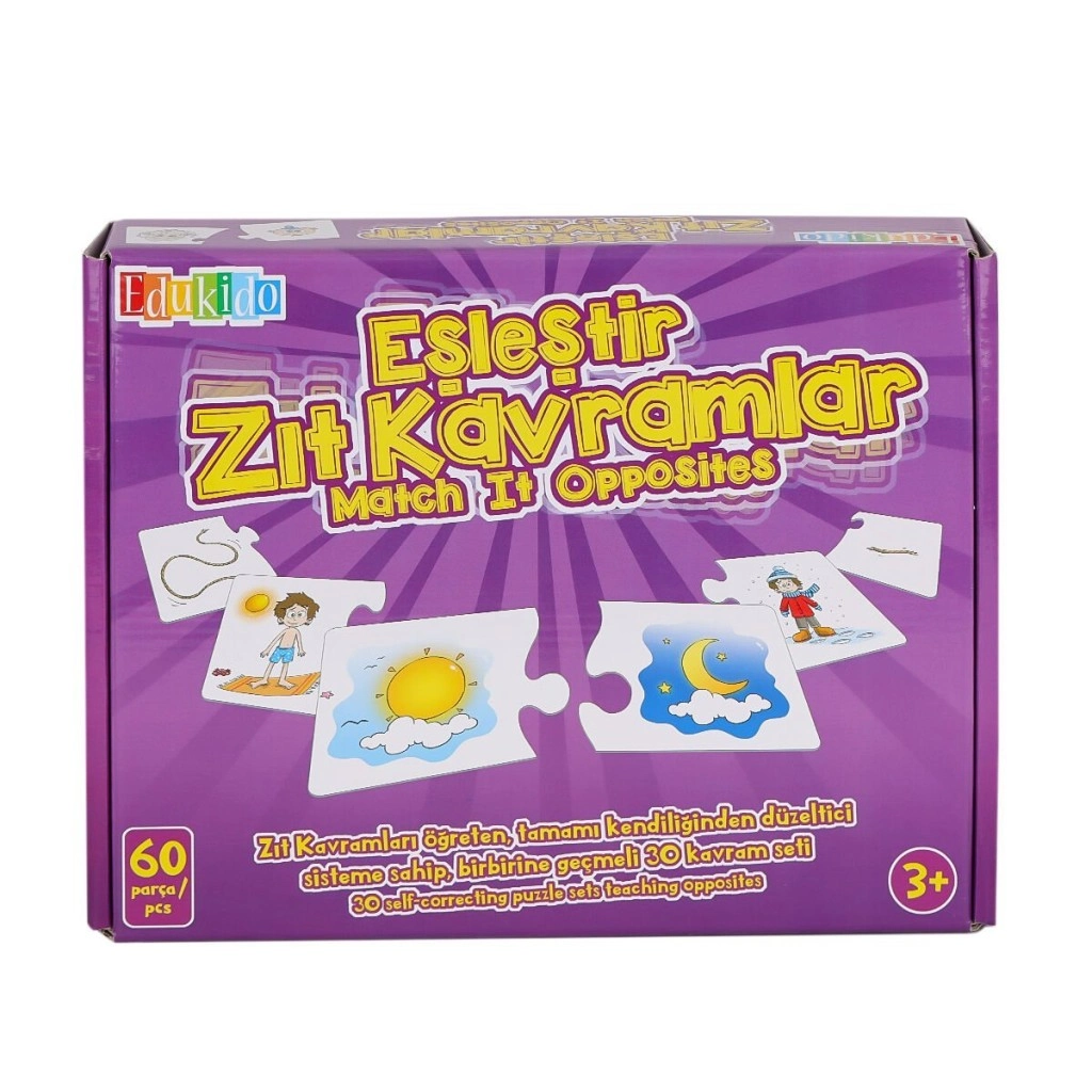 Zıt Kavramlar Eşleştirme Oyunu - 1 Adet