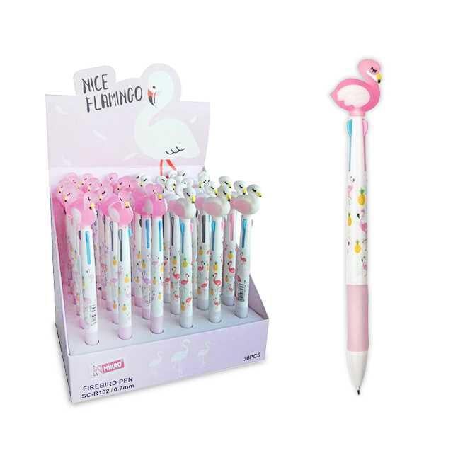 Mk-102 3 Renk Flamingo Tükenmez Kalem 1 Adet