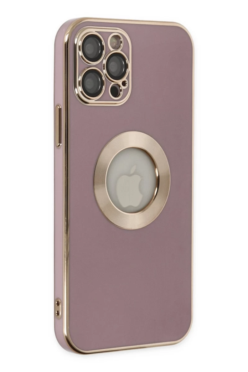 Apple iPhone 12 Pro Uyumlu Kılıf Store Silikon - Mor