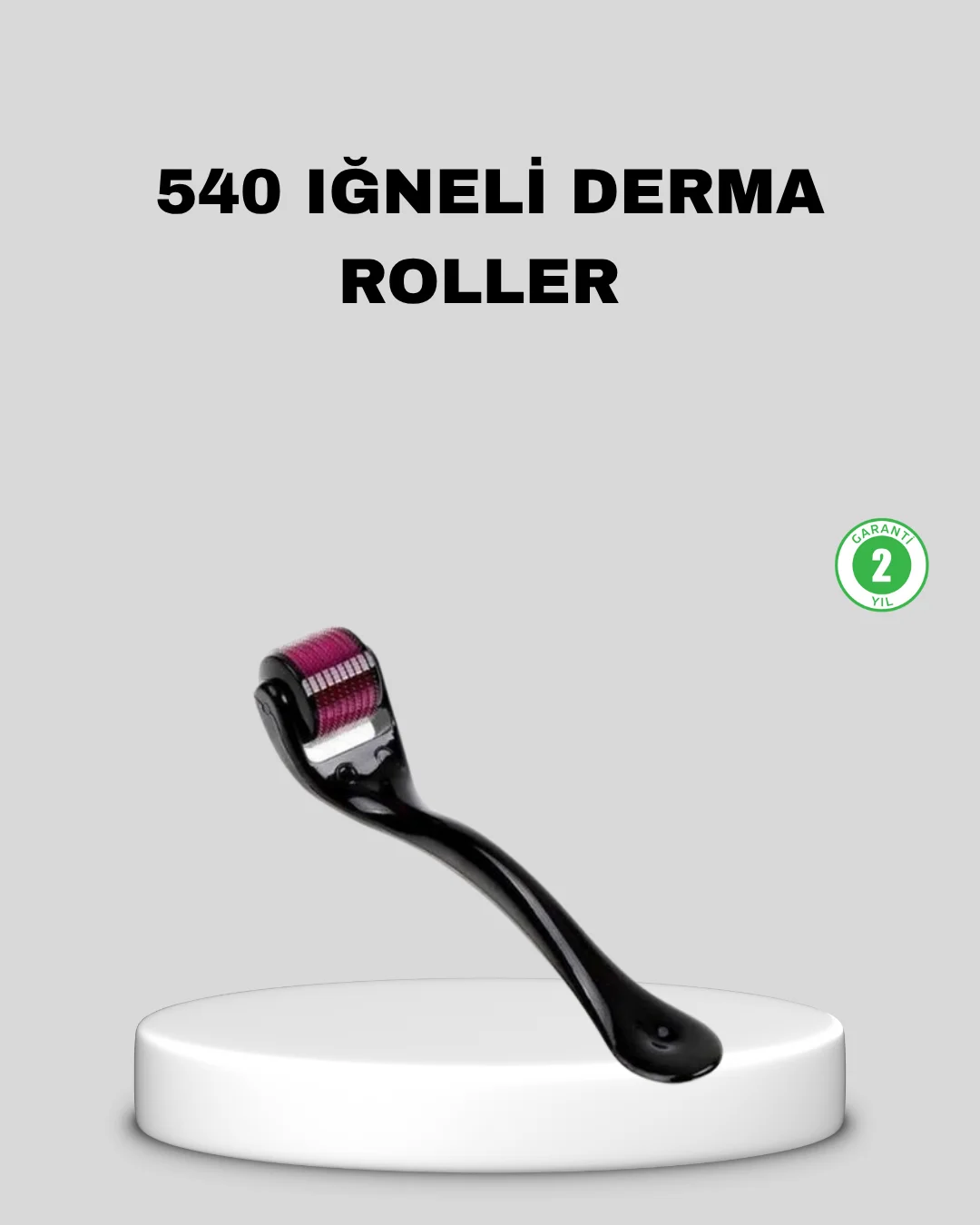 Derma Roller Titanyum İğneli Cilt Yenileyici – Akne ve Kırışıklık Karşıtı