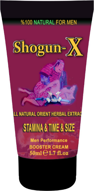 Shogun-X Extra Size Cream 50ML Erkeklere Katılaştırıcı Şekillendirici Süre Uzatıcı Özel Krem