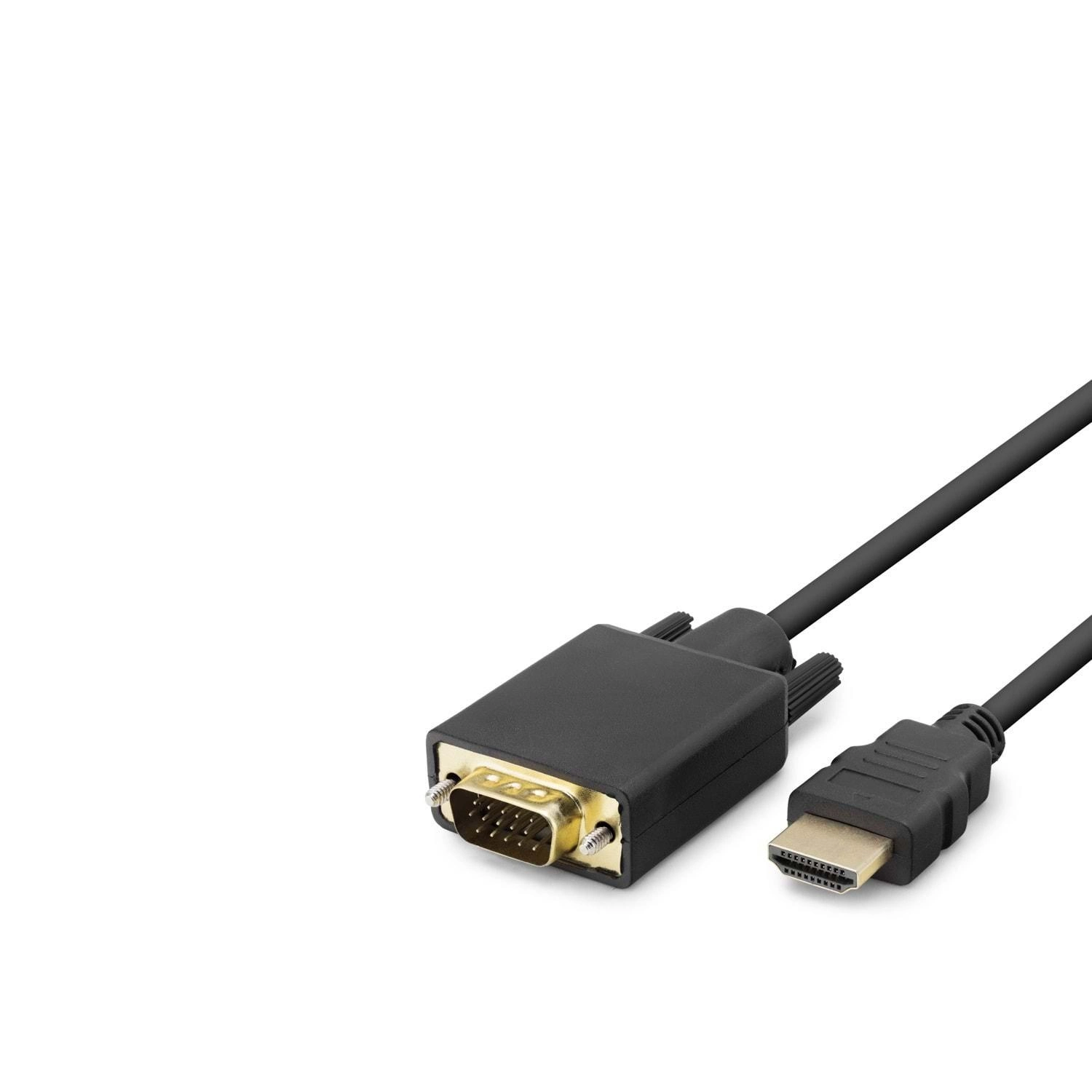 Yüksek Performanslı HDMI to VGA Kablo 1.8M Ofis Kullanımı