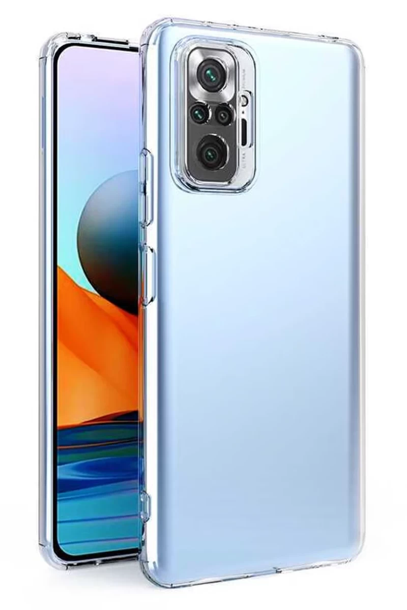 Xiaomi Redmi Note 10 5G Uyumlu Kılıf Lüx Şeffaf Silikon