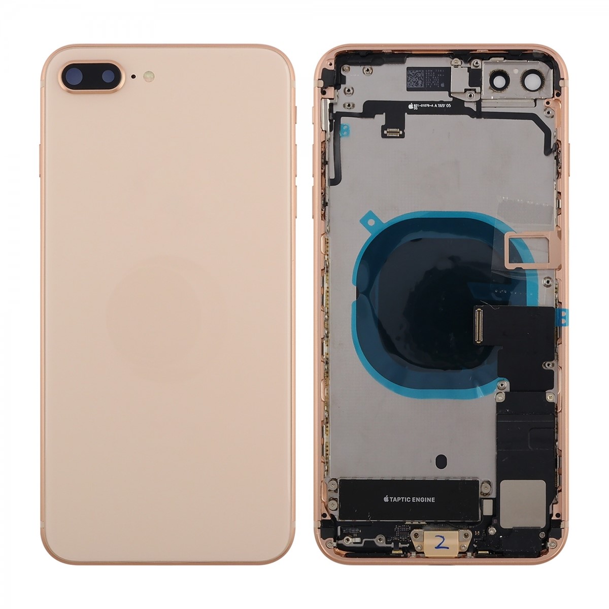 iPhone 8 Plus Uyumlu FULL Dolu Kasa (Rose Gold)