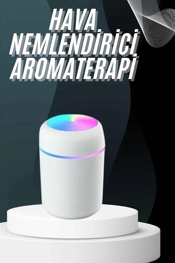 Dekoratif Hava Nemlendirici USB Led Işıklı 30-45 mL h