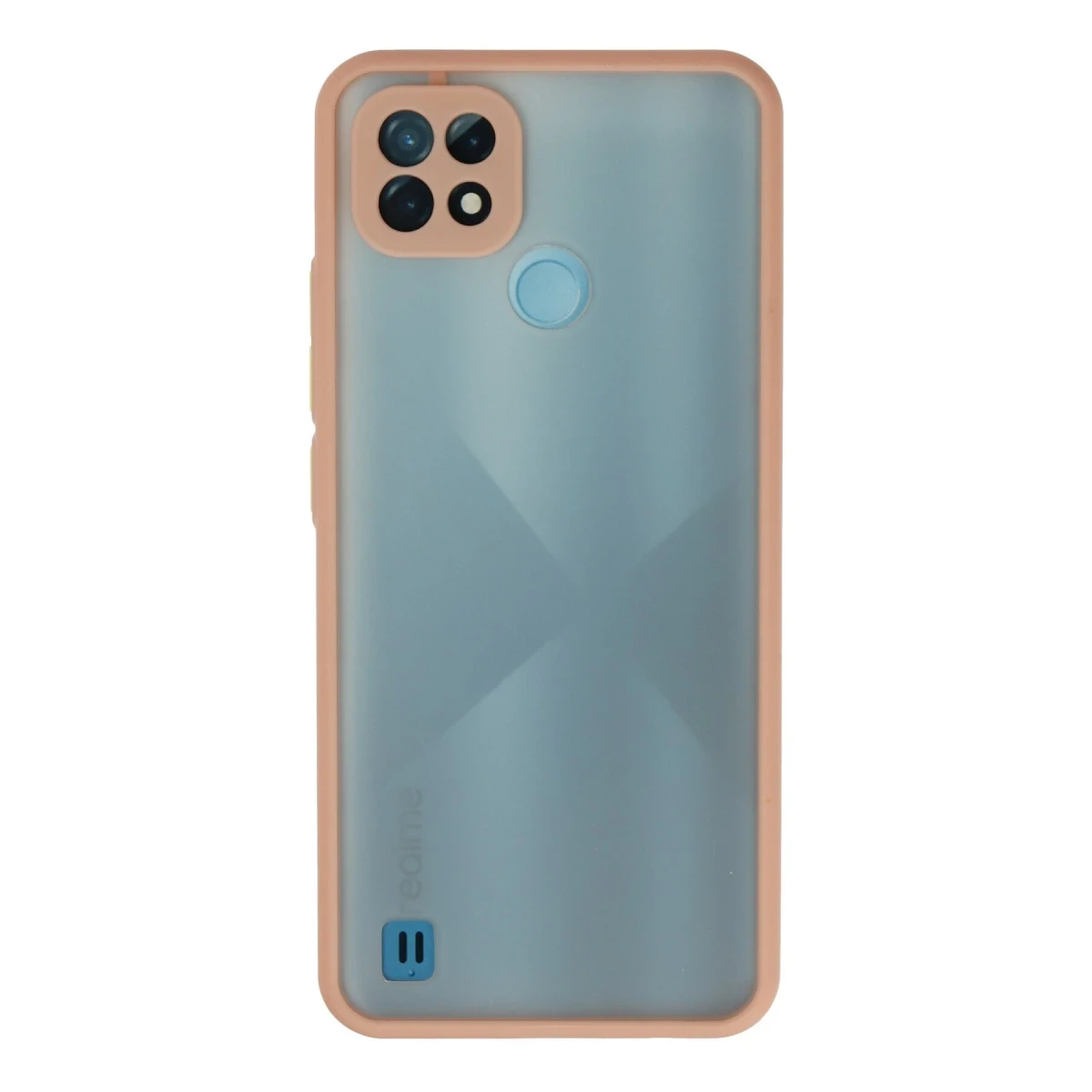 Realme C21 Kılıf Montreal Silikon Kapak - Pembe