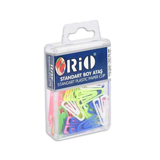 601 Plastik Renkli Ataş (Standart Boy) 1 Adet