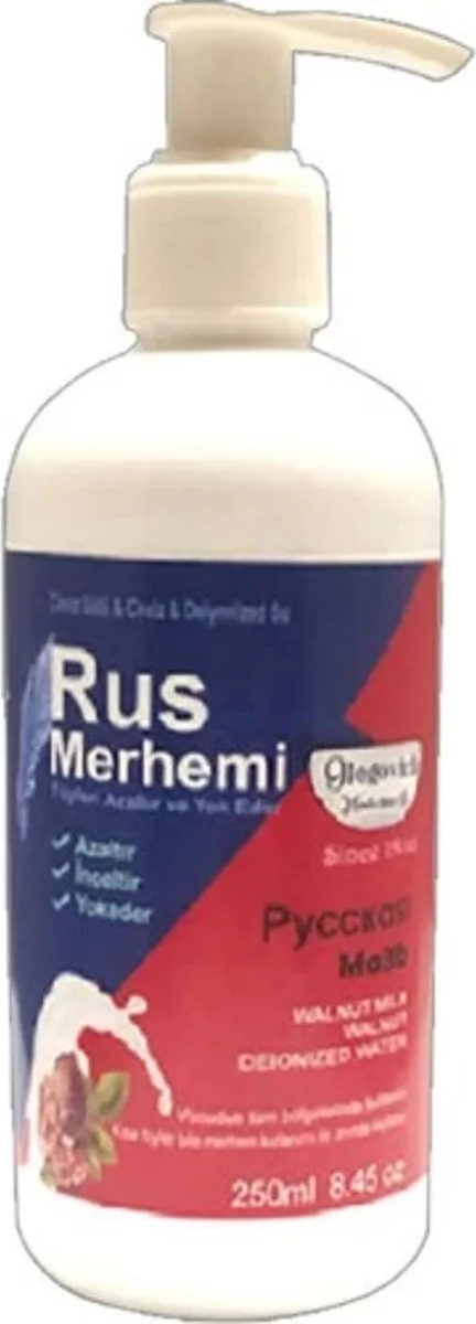 Tüylere Krem Glgn 250 ml Ceviz Sütlü & Cevizli Rusmerhemi 145 gr