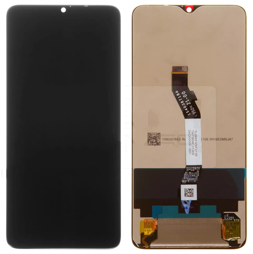 Redmi Note 8 2021 Uyumlu Ekran Dokunmatik SRV (Siyah)