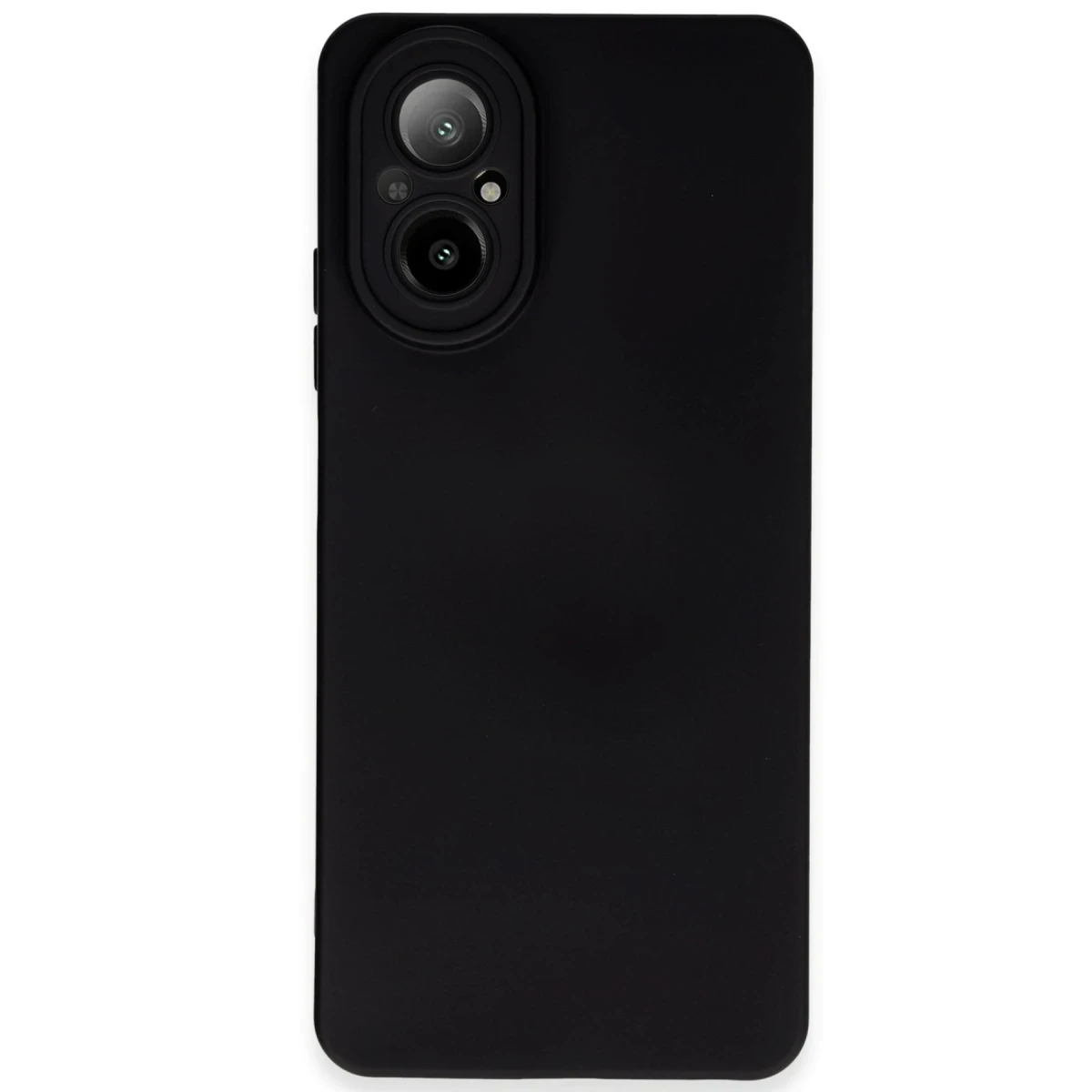 Realme 12 Lite Kılıf Nano içi Kadife Silikon - Siyah