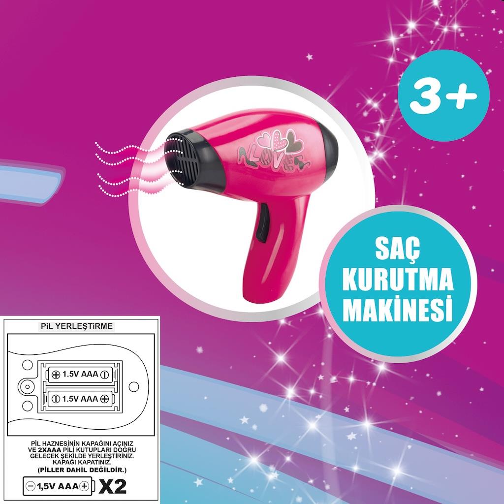 YD-3615-3 Pilli Saç Kurutmalı