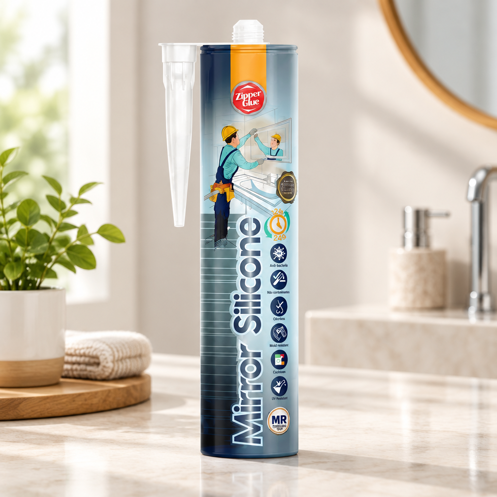 Ayna ve Cam Yapıştırıcı Silikon Şeffaf 300ml