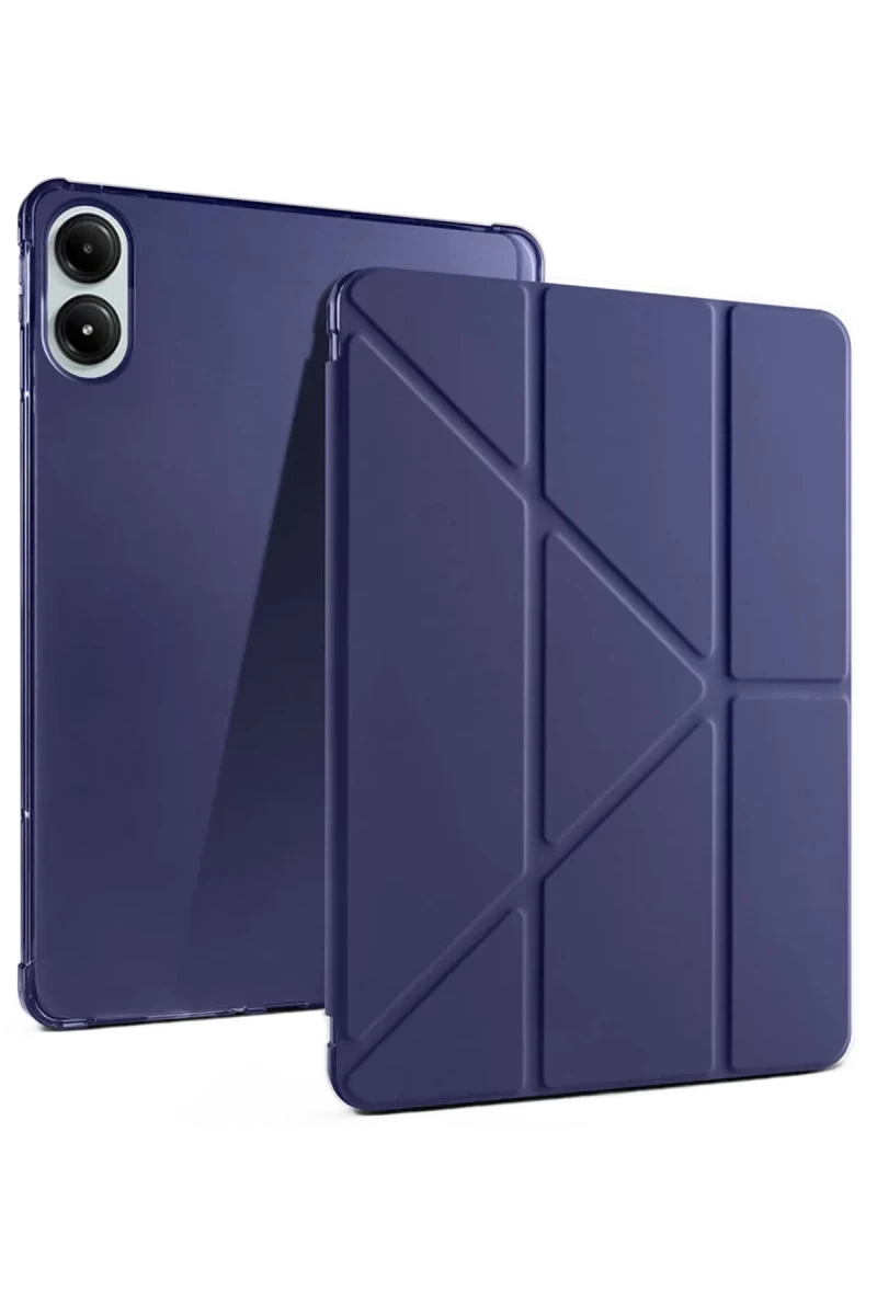 Xiaomi Redmi Pad Pro 12.1 Kılıf Kalemlikli Mars Tablet Kılıfı - Lacivert