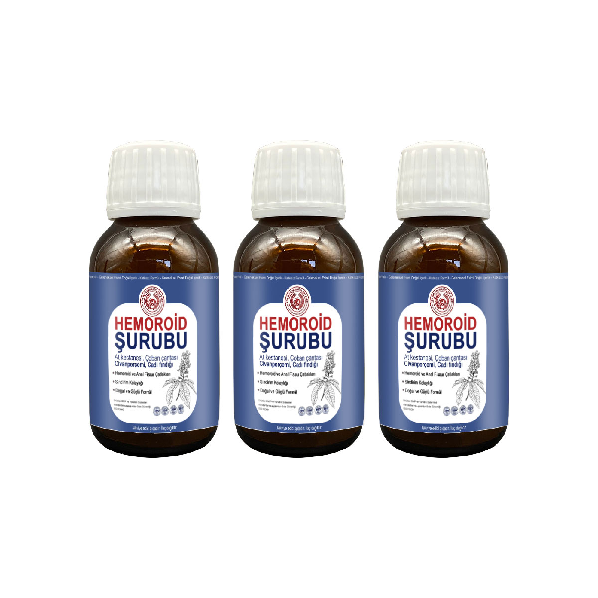 Hemeroid Şurubu 50 ml 3 Adet