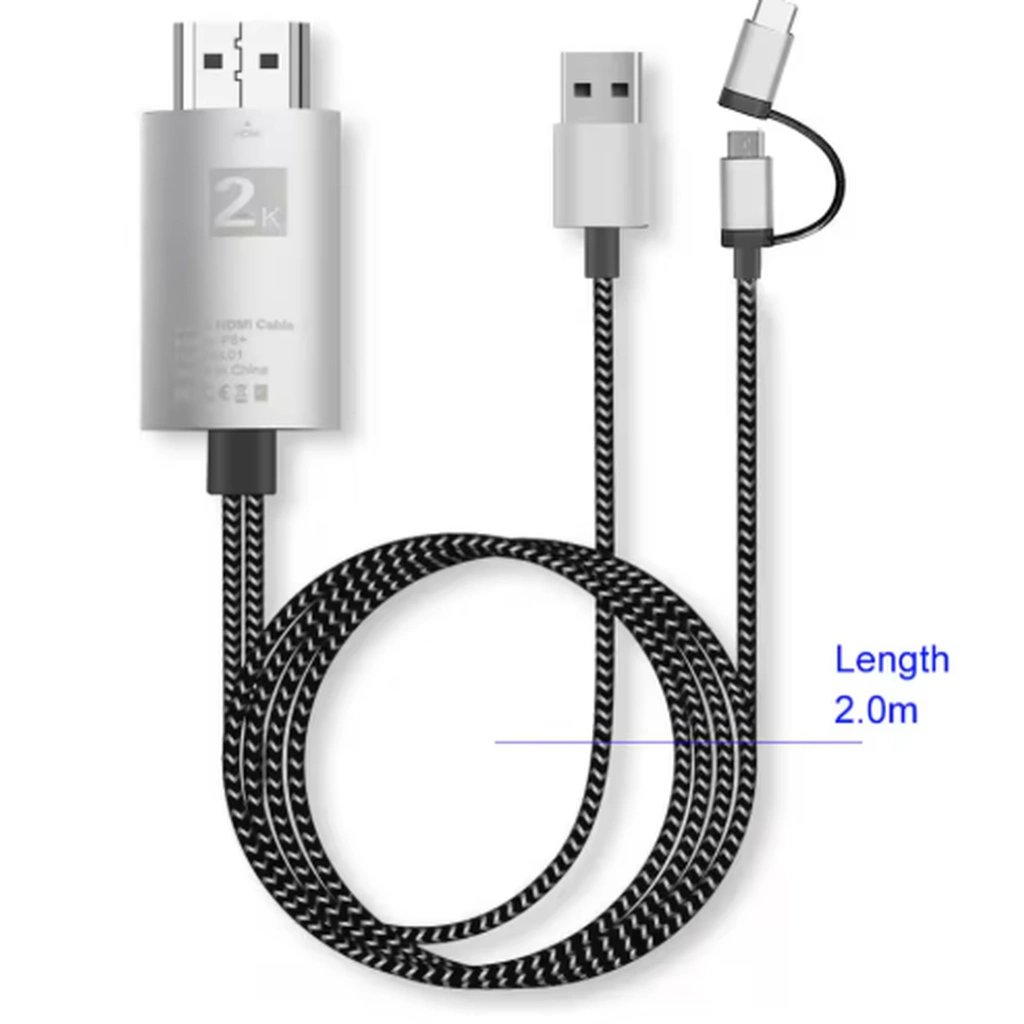 HDMI ve VGA Bağlantılı 2'li Kablo Seti