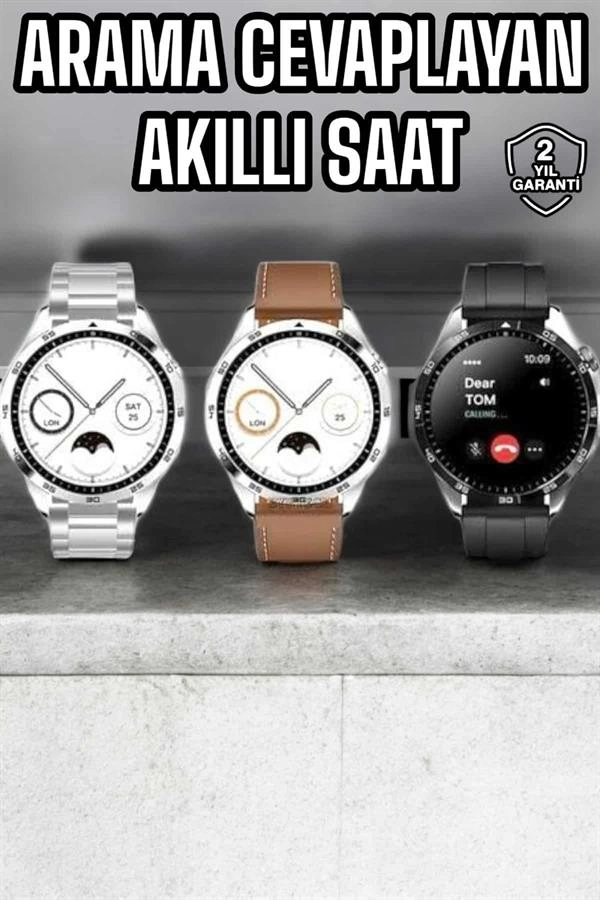Modern Akıllı Saat GPS Takibi ve Sesli Görüşme Özelliği
