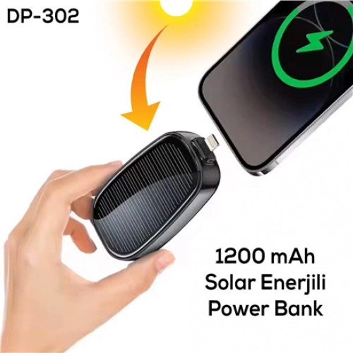 Taşınabilir Güneş Enerjili Power Bank 10000 mAh