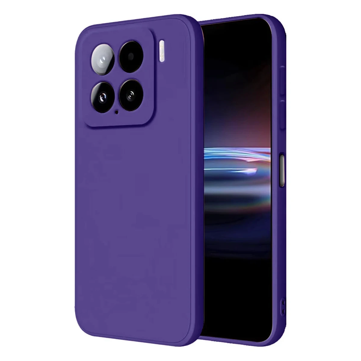 Xiaomi Mi 15 Pro Kılıf Nano içi Kadife Silikon - Mor