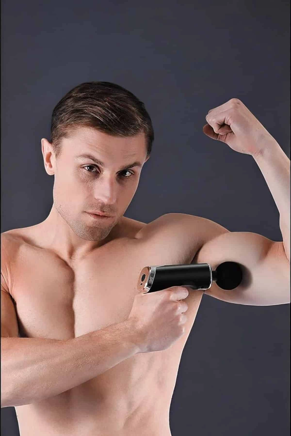 Ergonomik Kablosuz Masaj Aleti 4 Başlıklı Şarjlı