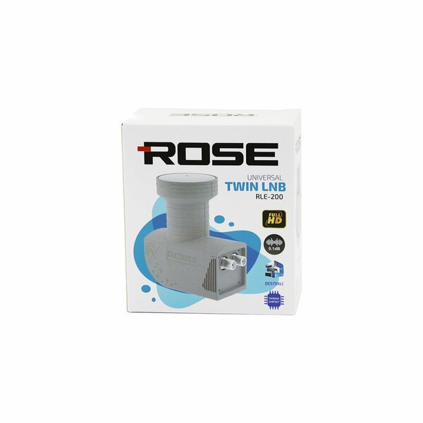 2Lİ UYDU LNB UNIVERSAL TWIN FULL HD - 3D - 0.1dB RLE-200