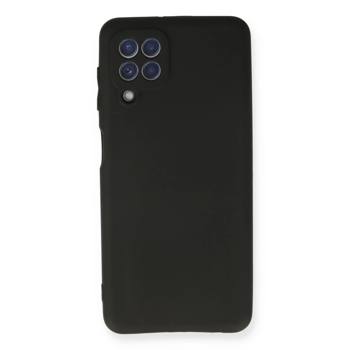 Samsung Galaxy A22 Kılıf First Silikon - Siyah