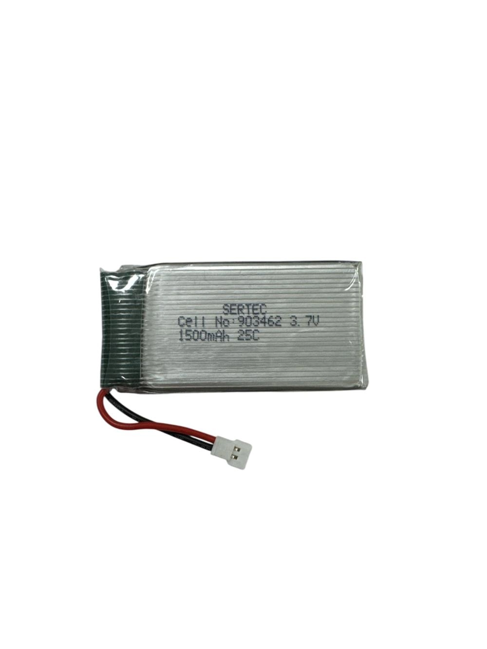 Yüksek Kapasiteli 3,7V 1500mAh Pil Beyaz Soket