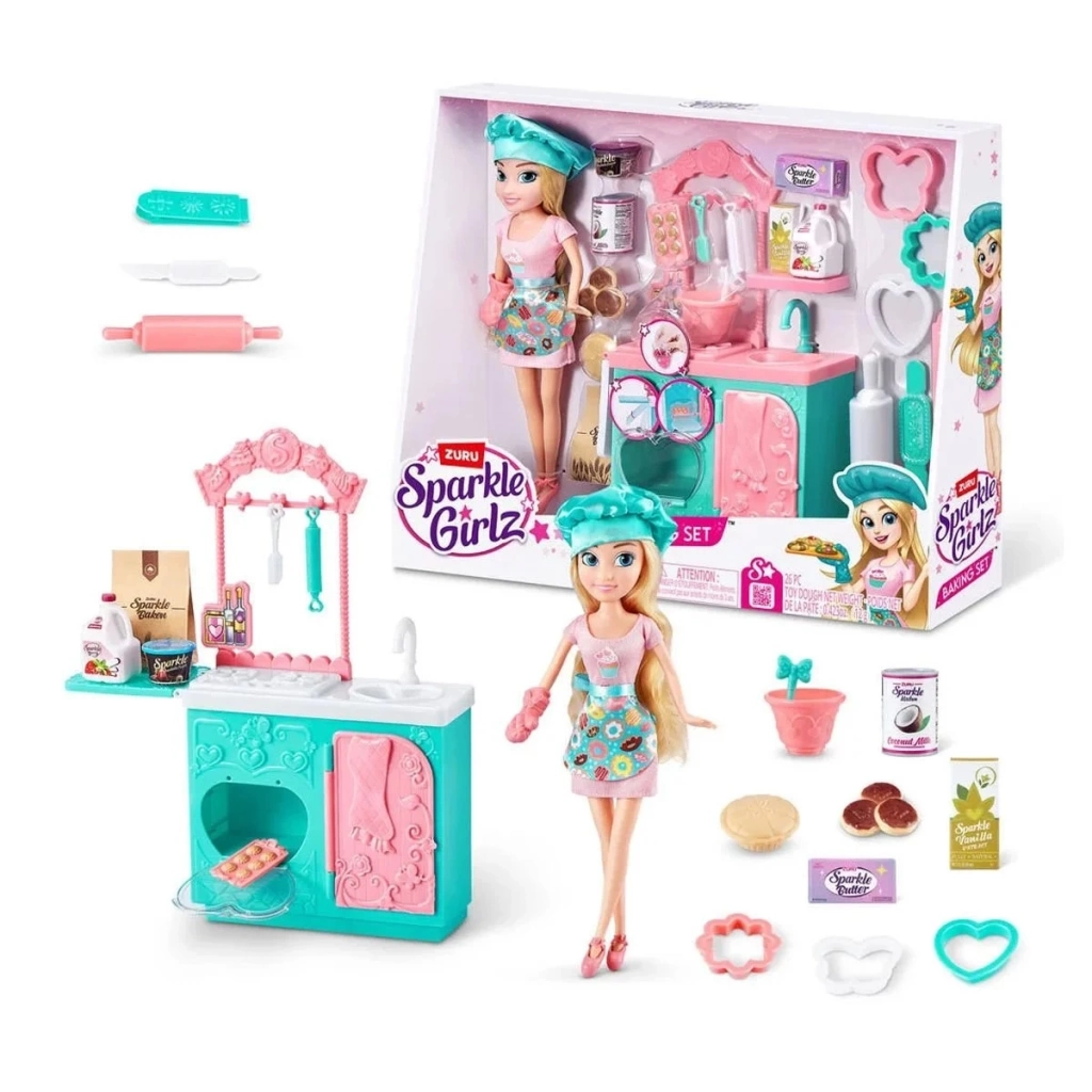 Aşçı Bebek Oyun Seti 27 cm - Sparkle Girlz