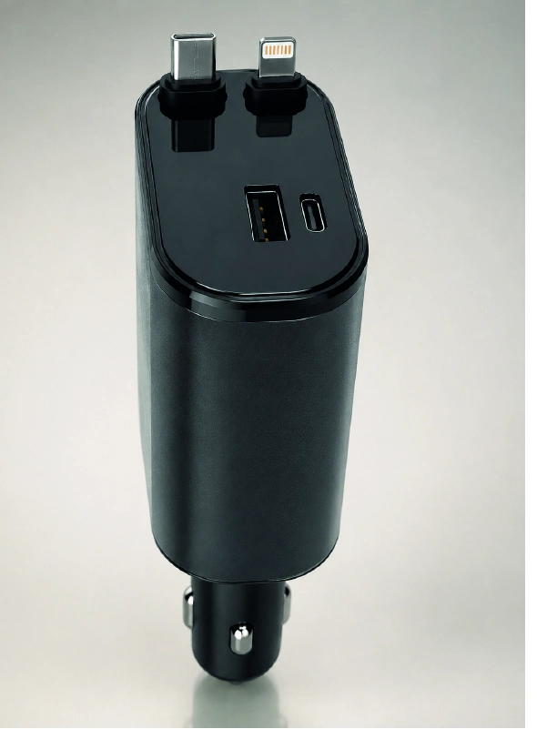 Hızlı Şarj Cihazı 120W Type-C ve Lightning Kabloları ile