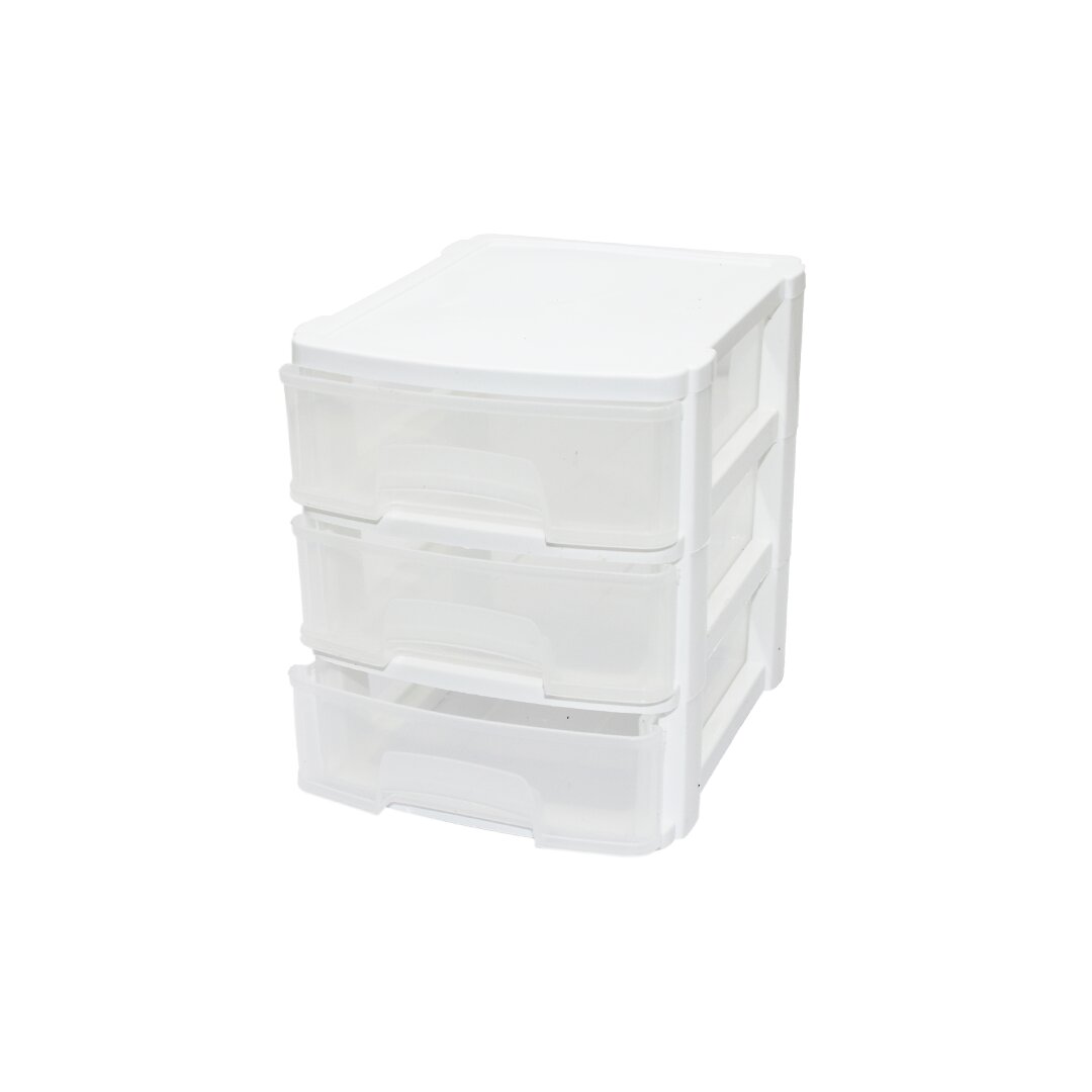 Tonton - NO:0 Çekmece 3 Katlı 17.5X14.4X16.9CM